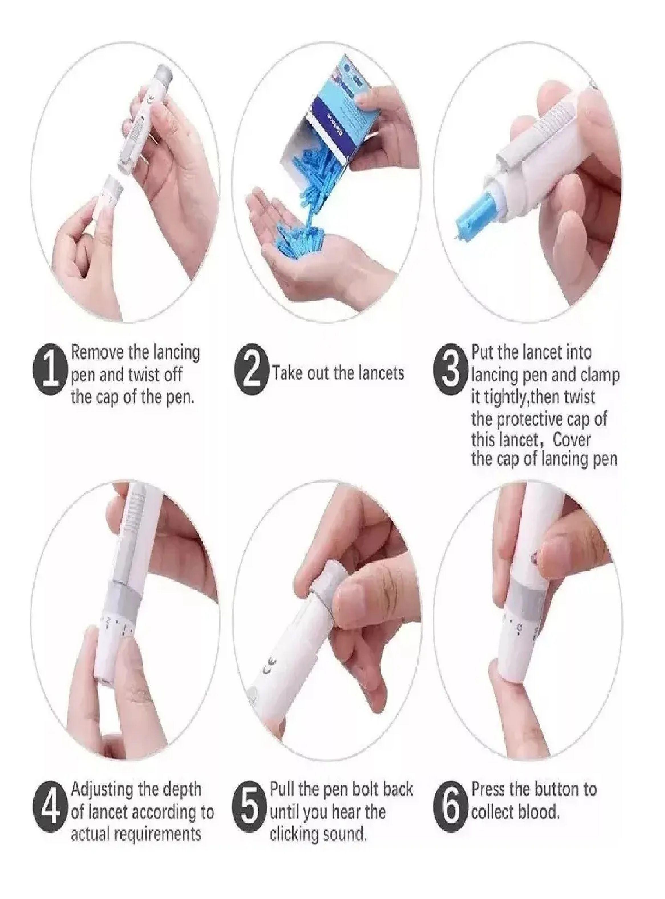 Lancetas 1000 Unidades Lanceta Esteril Glicemia Diabetes-4