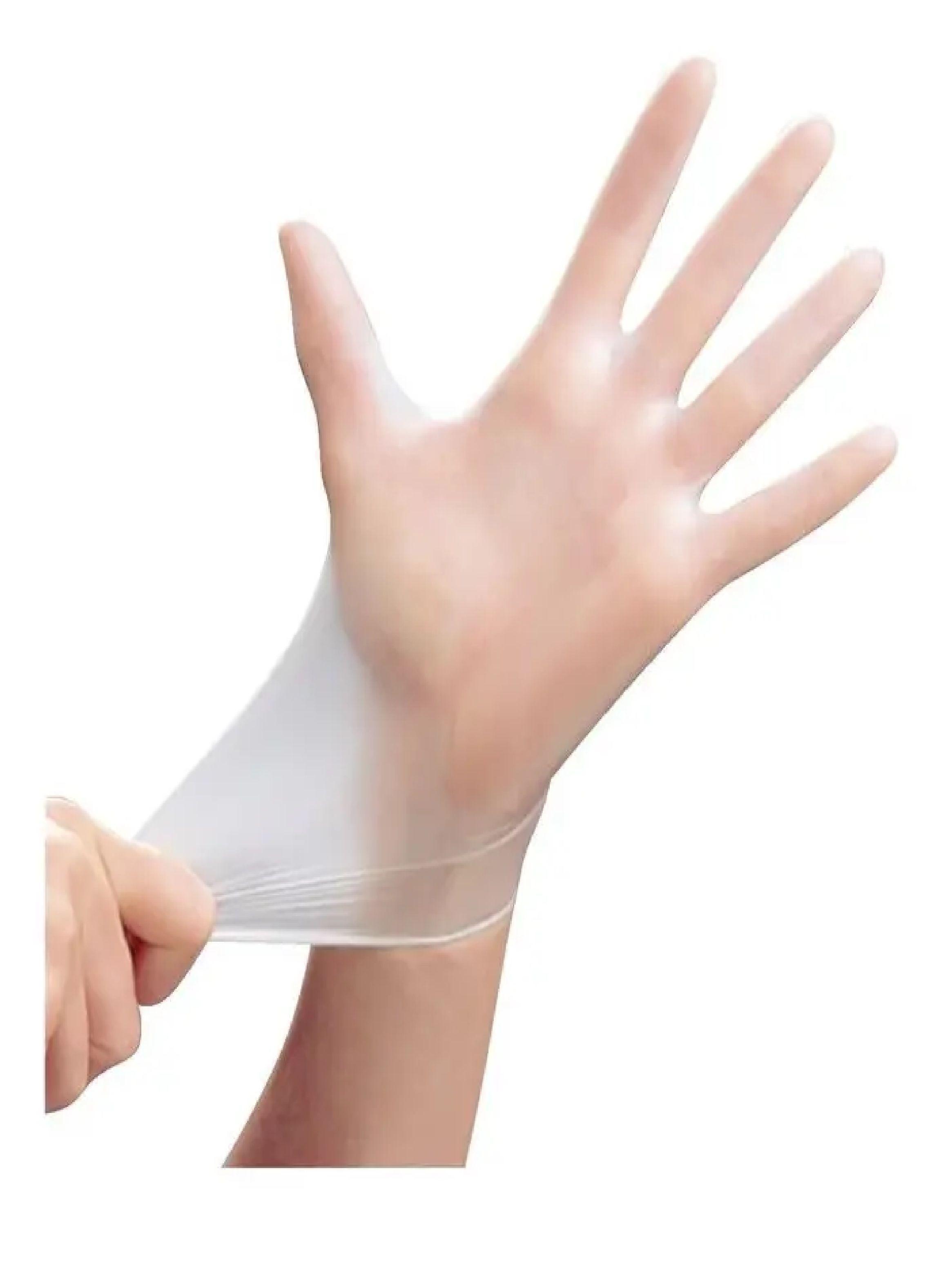 Guantes Vinilo Transparente Cleancarrier Talla S Caja X100-2
