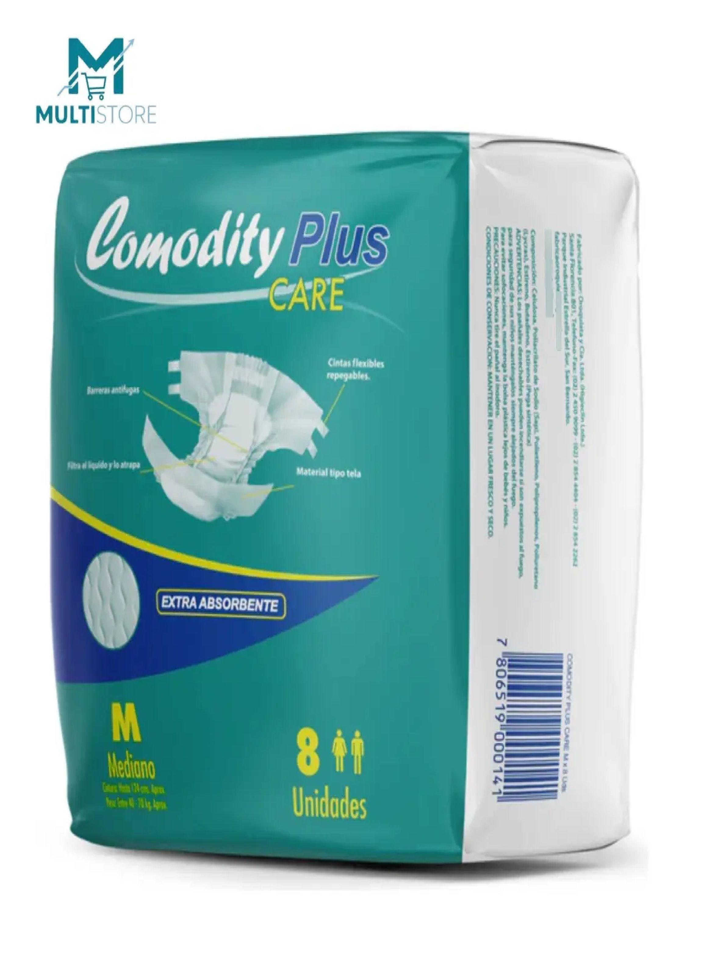 Pañales Adulto Comodity Plus Talla M Incontinencia Fuerte-3
