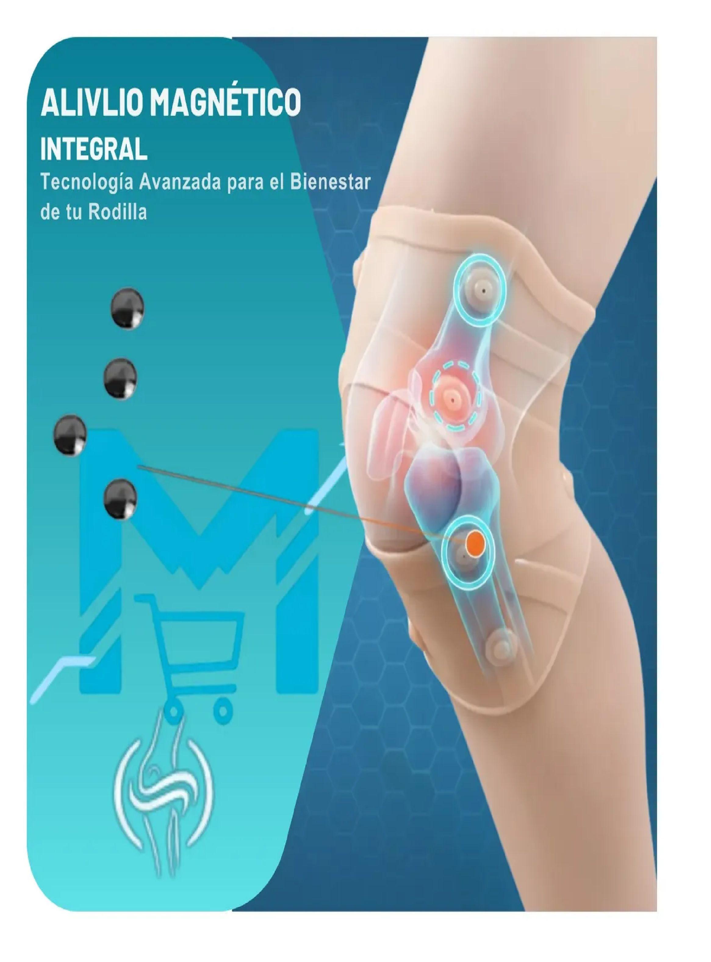 Rodillera Magnetica Silicona 10 Imanes Dolores Lesiones Sebs-2