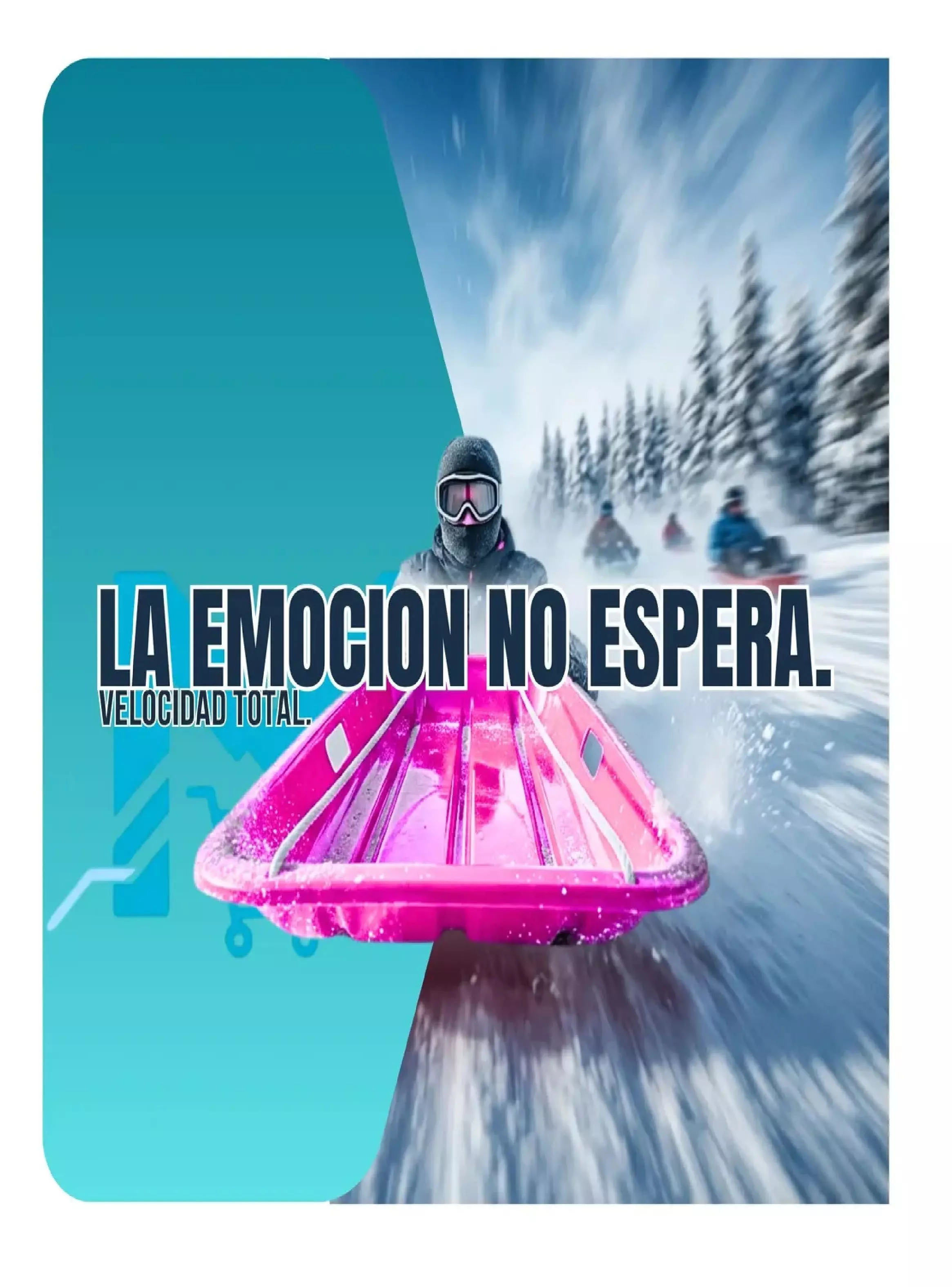 Trineo De Nieve Plastico Con Cuerda 88cm Colores Rosa-3