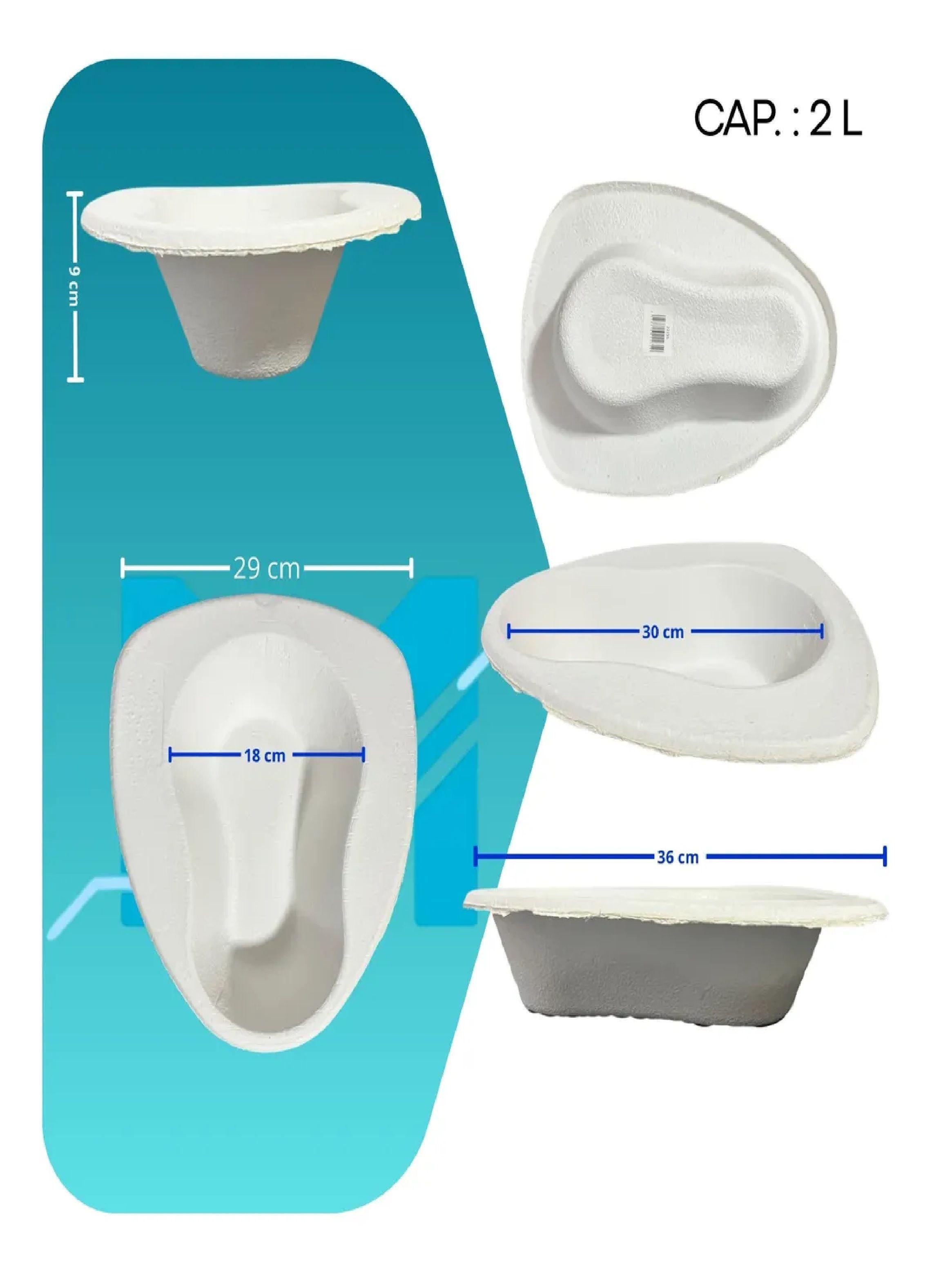 Chata Desechable De Carton Biodegradable X20 Uso Medico-1
