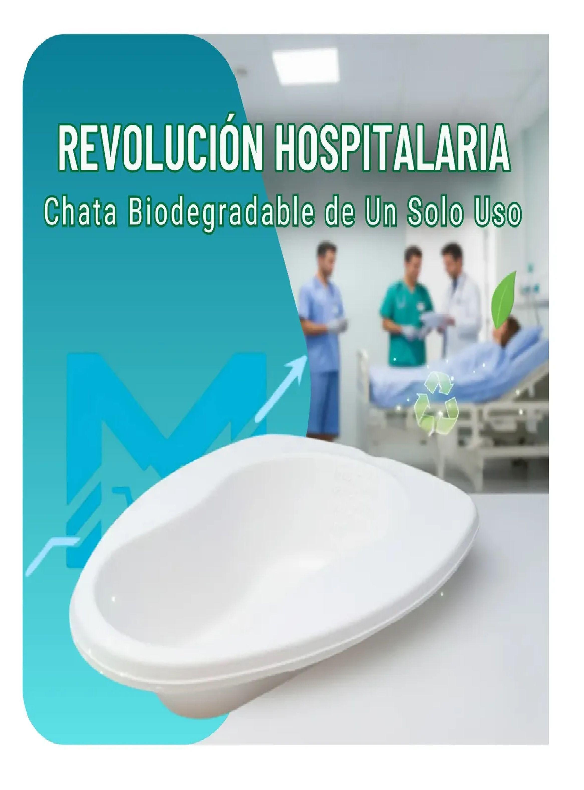 Chata Desechable De Carton Biodegradable X20 Uso Medico-2