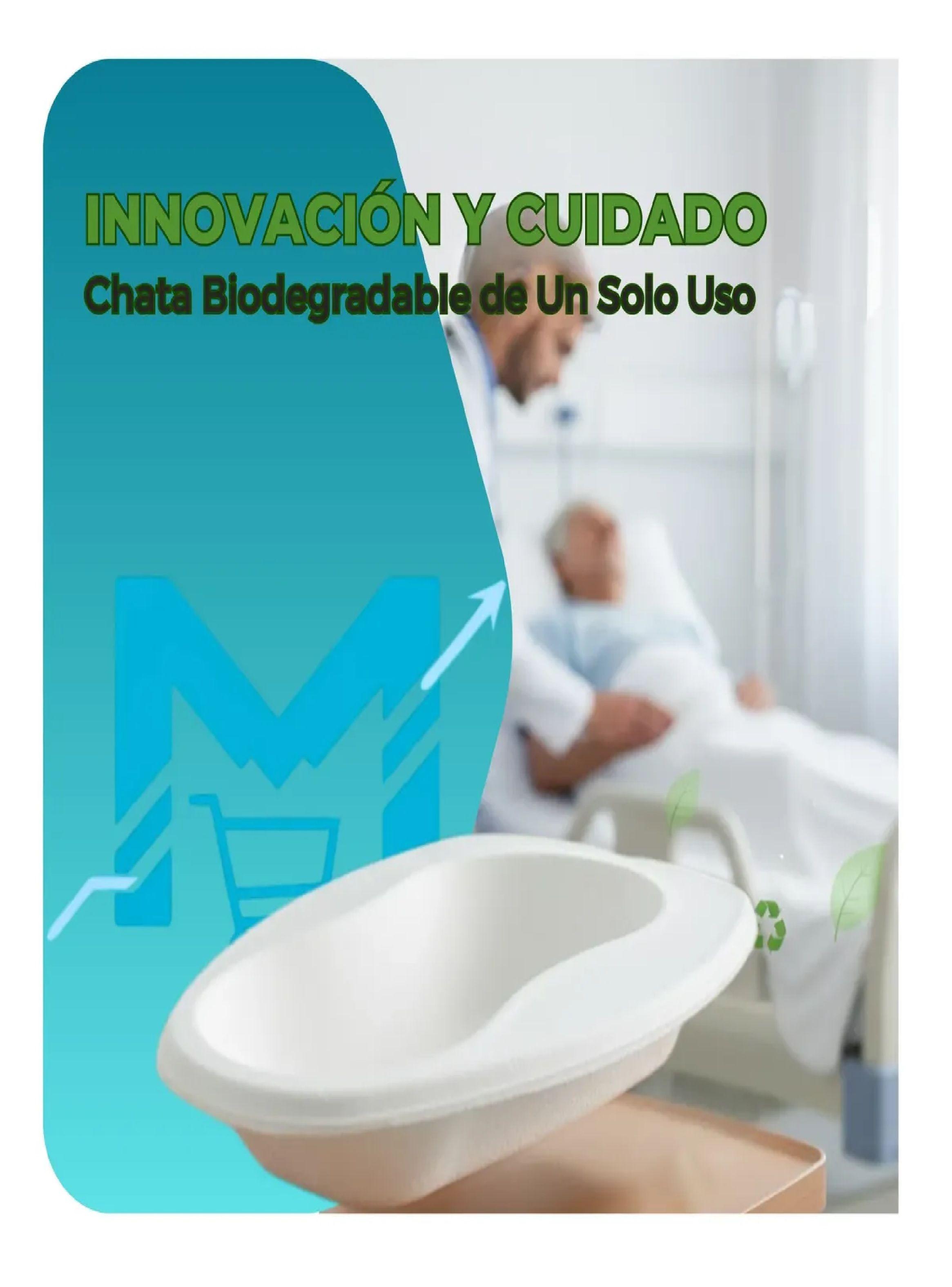 Chata Desechable De Carton Biodegradable X20 Uso Medico-5