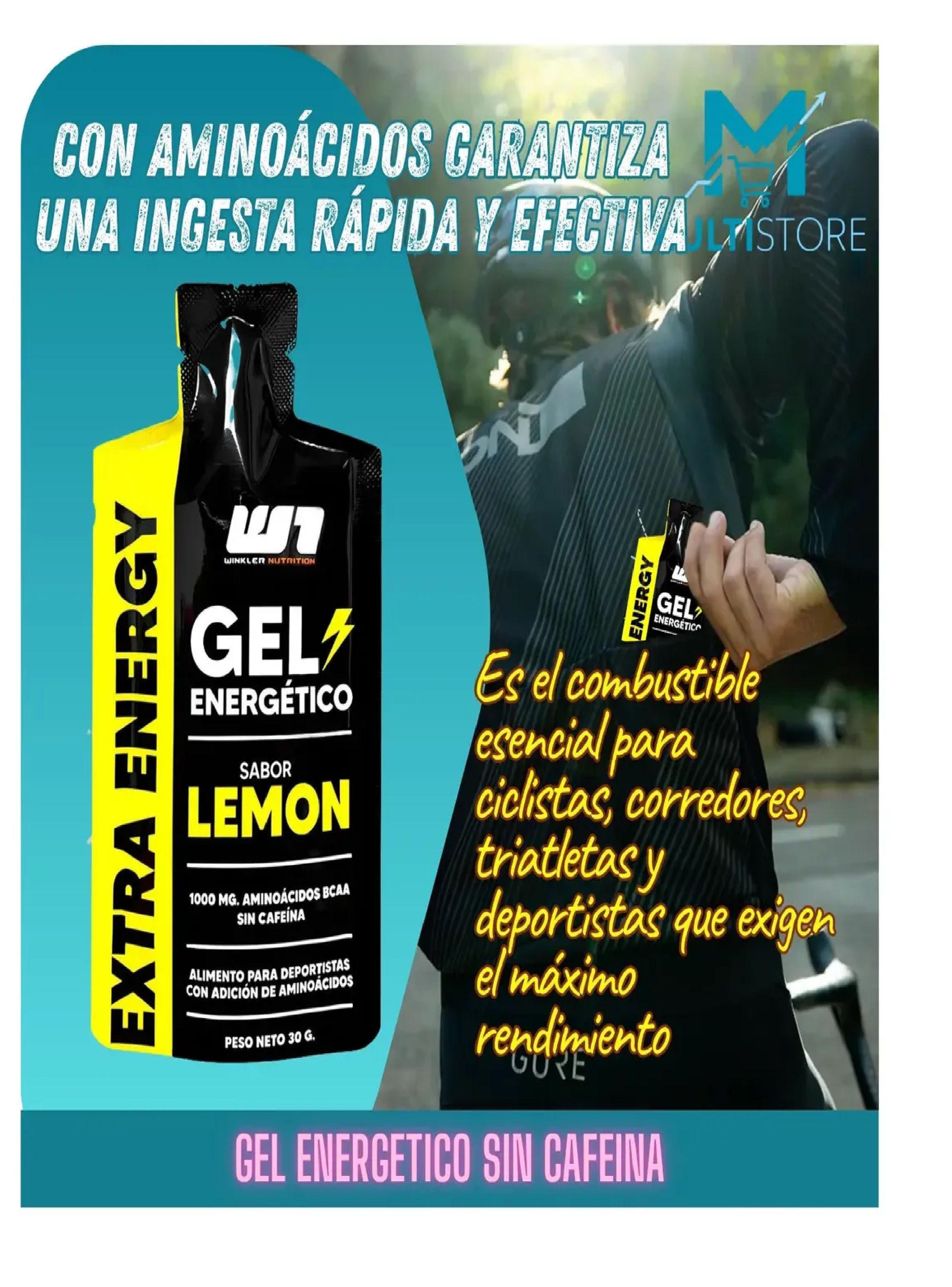 Pack X12 Geles Energeticos Limon Aminoacidos Rendimiento-2