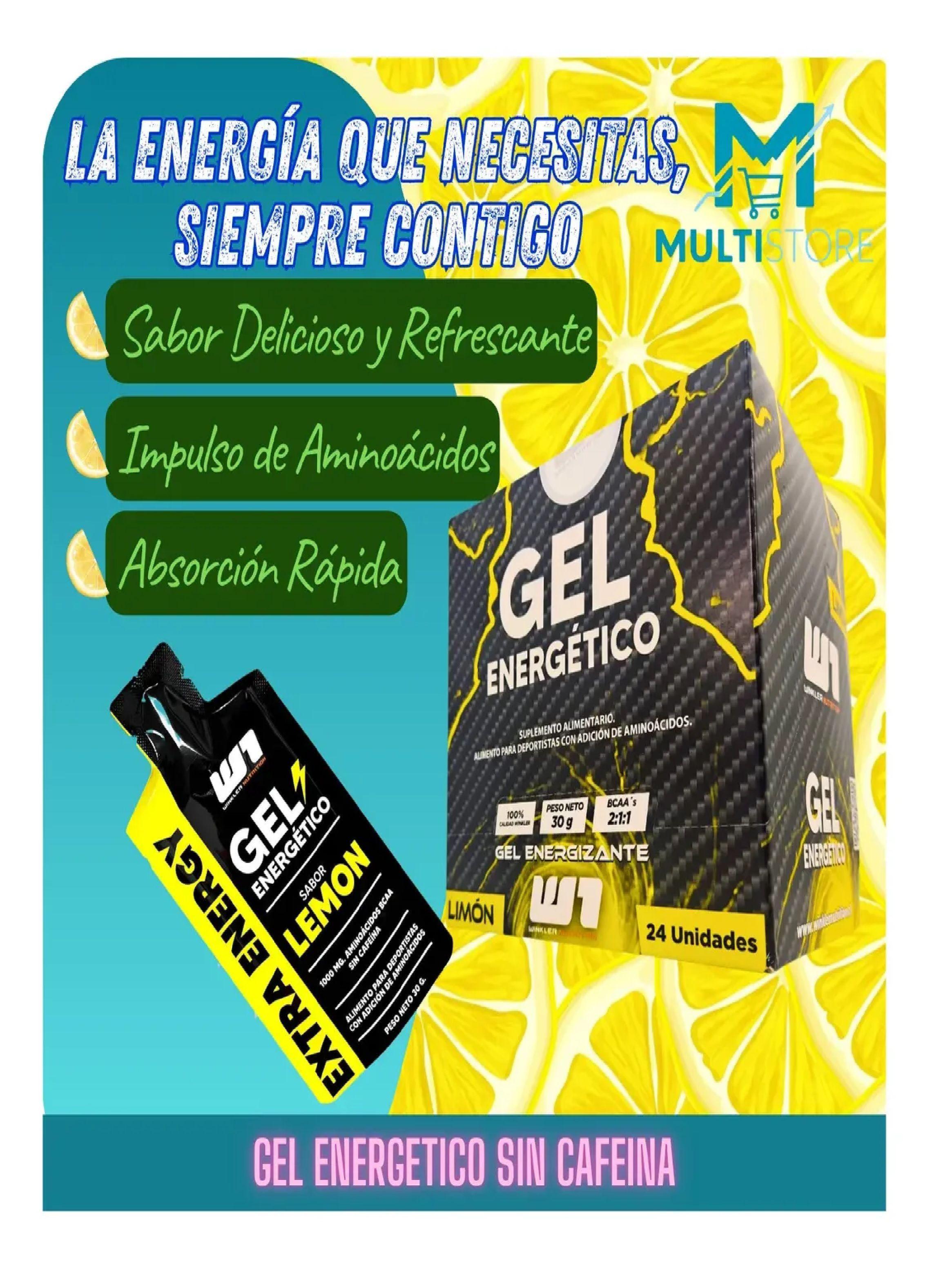 Pack X12 Geles Energeticos Limon Aminoacidos Rendimiento-3