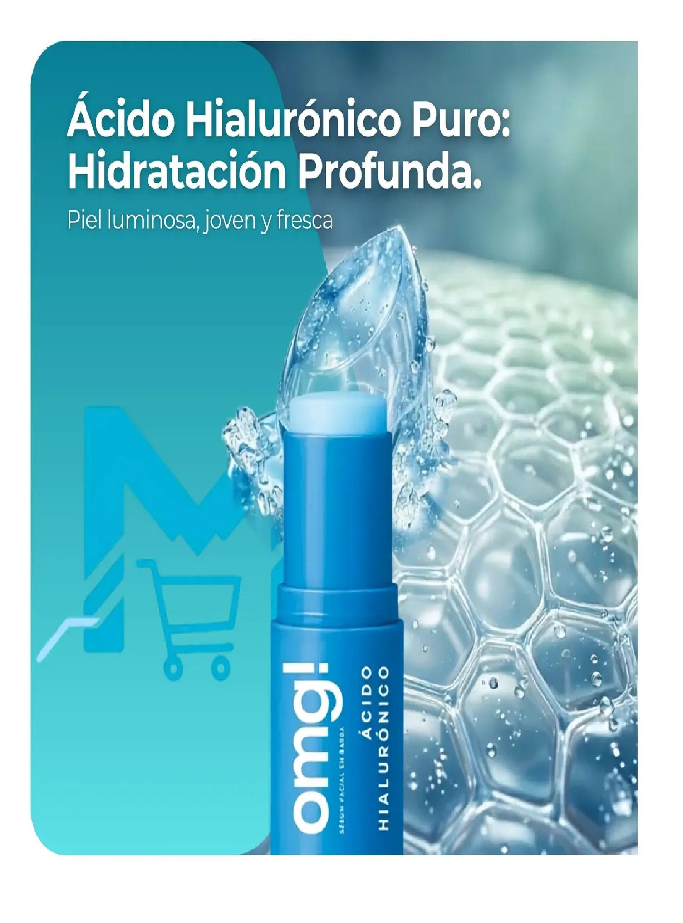 Serum Facial En Barra Acido Hialuronico Omg 7g Hidratante-5
