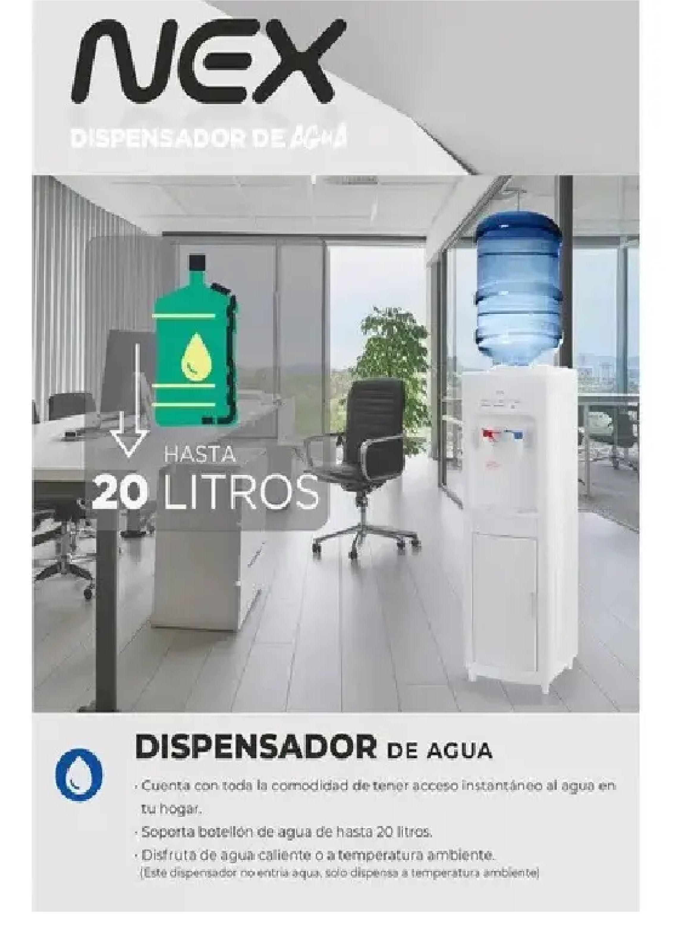 Dispensador De Agua Pedestal Fr a Y Caliente Nex Hasta 20l-6