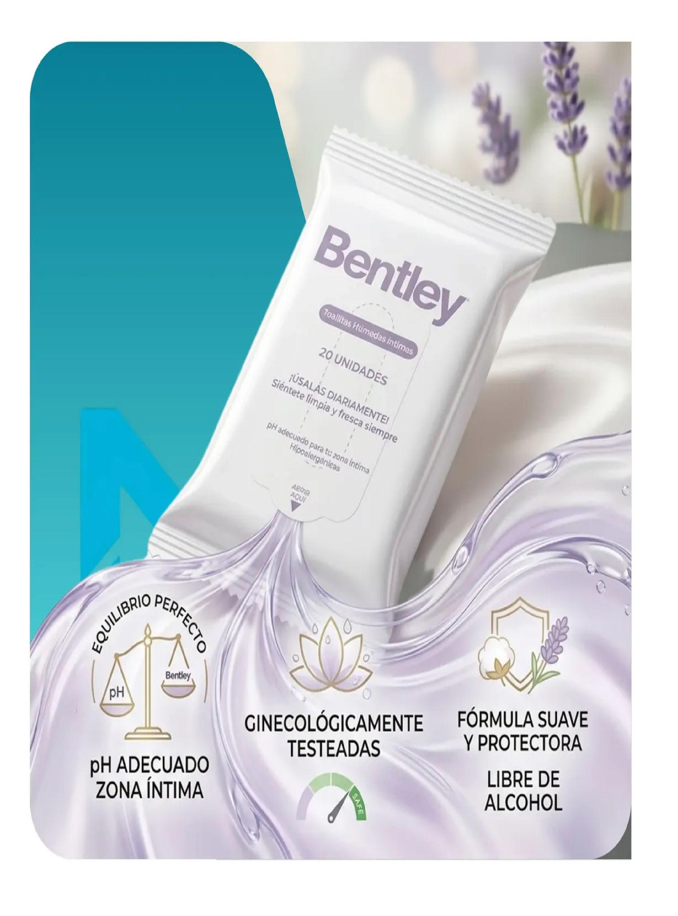 Toallitas Humedas Intimas Bentley Wipes 20un Hipoalergenica-2