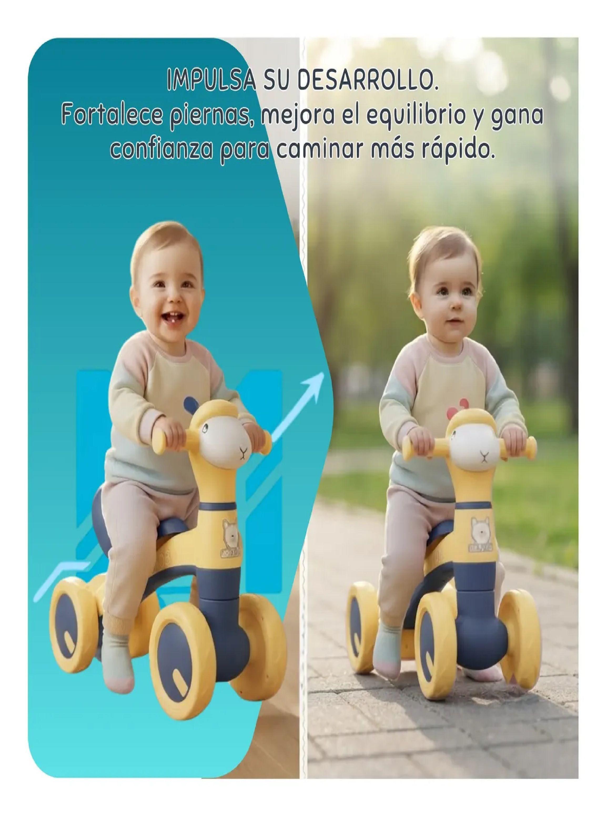 Correpasillo Aprendizaje Infantil Luces Y Sonido Andador Amarillo-3
