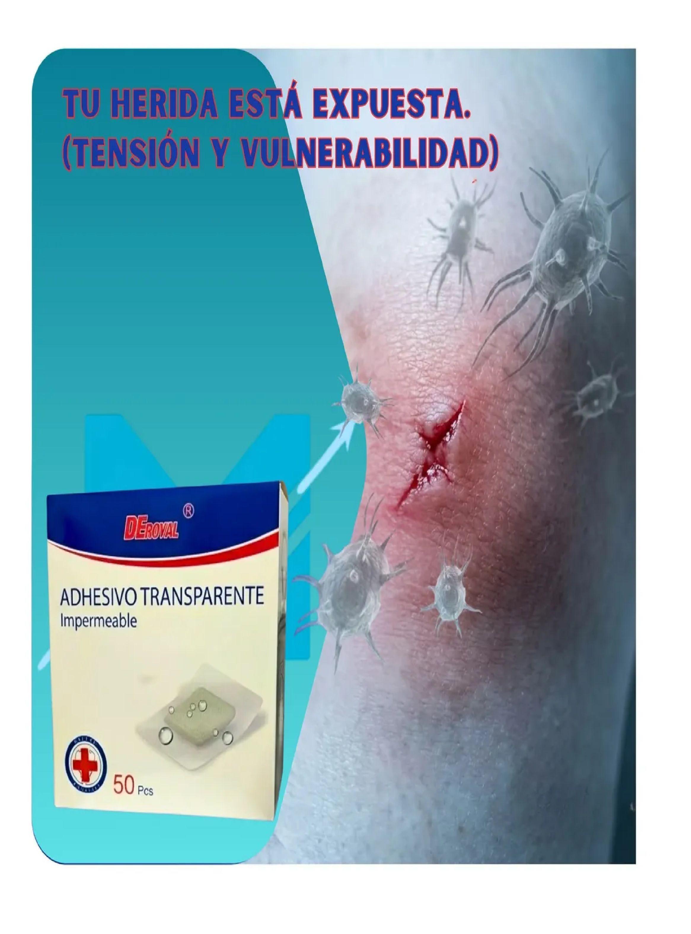 Aposito Impermeable Transparente Deroyal 6x7 Cm-1