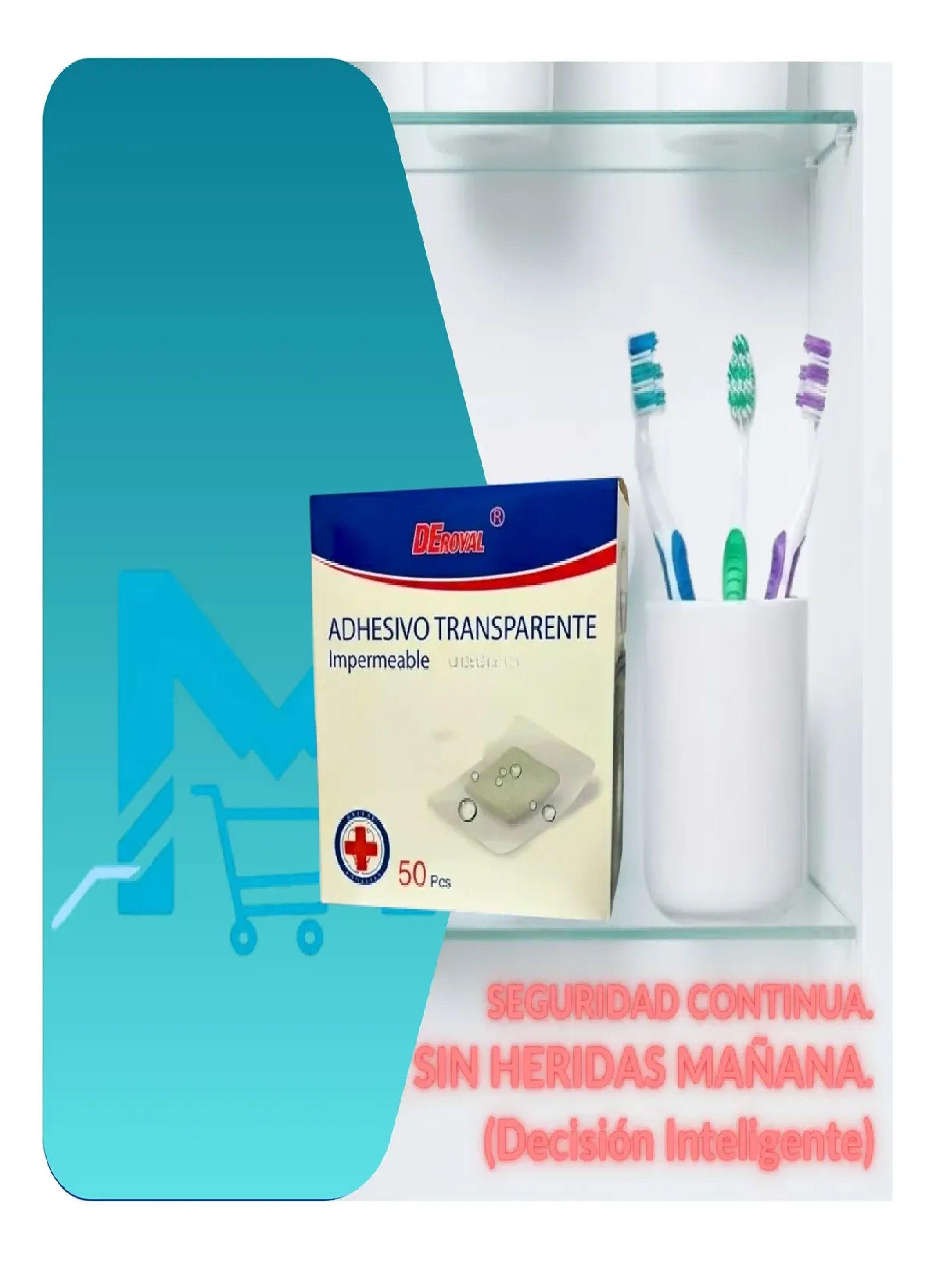 Aposito Impermeable Transparente Deroyal 6x7 Cm-4