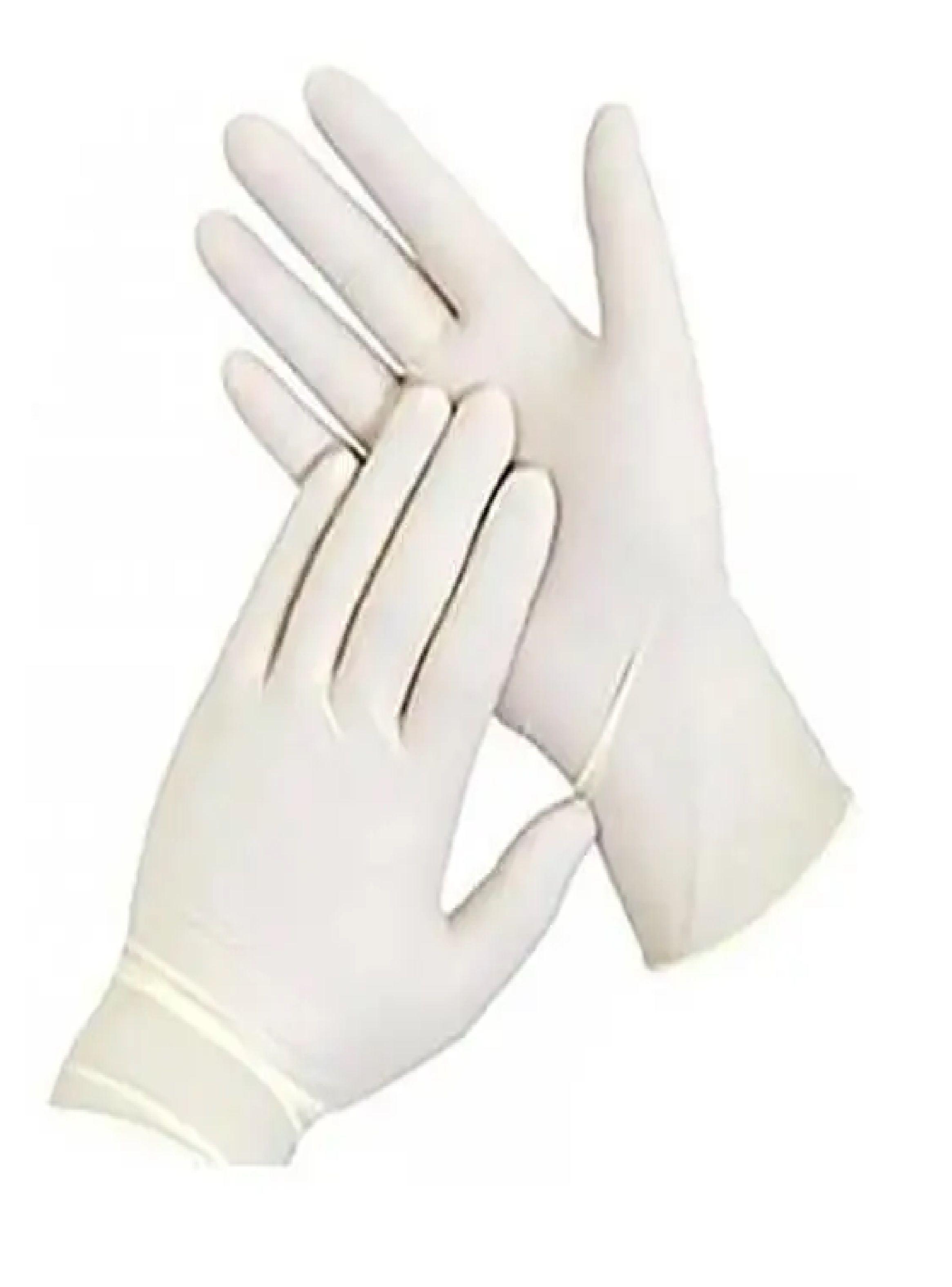 Guante Latex Blanco Tresor Talla L Caja De 100 Unidades-2