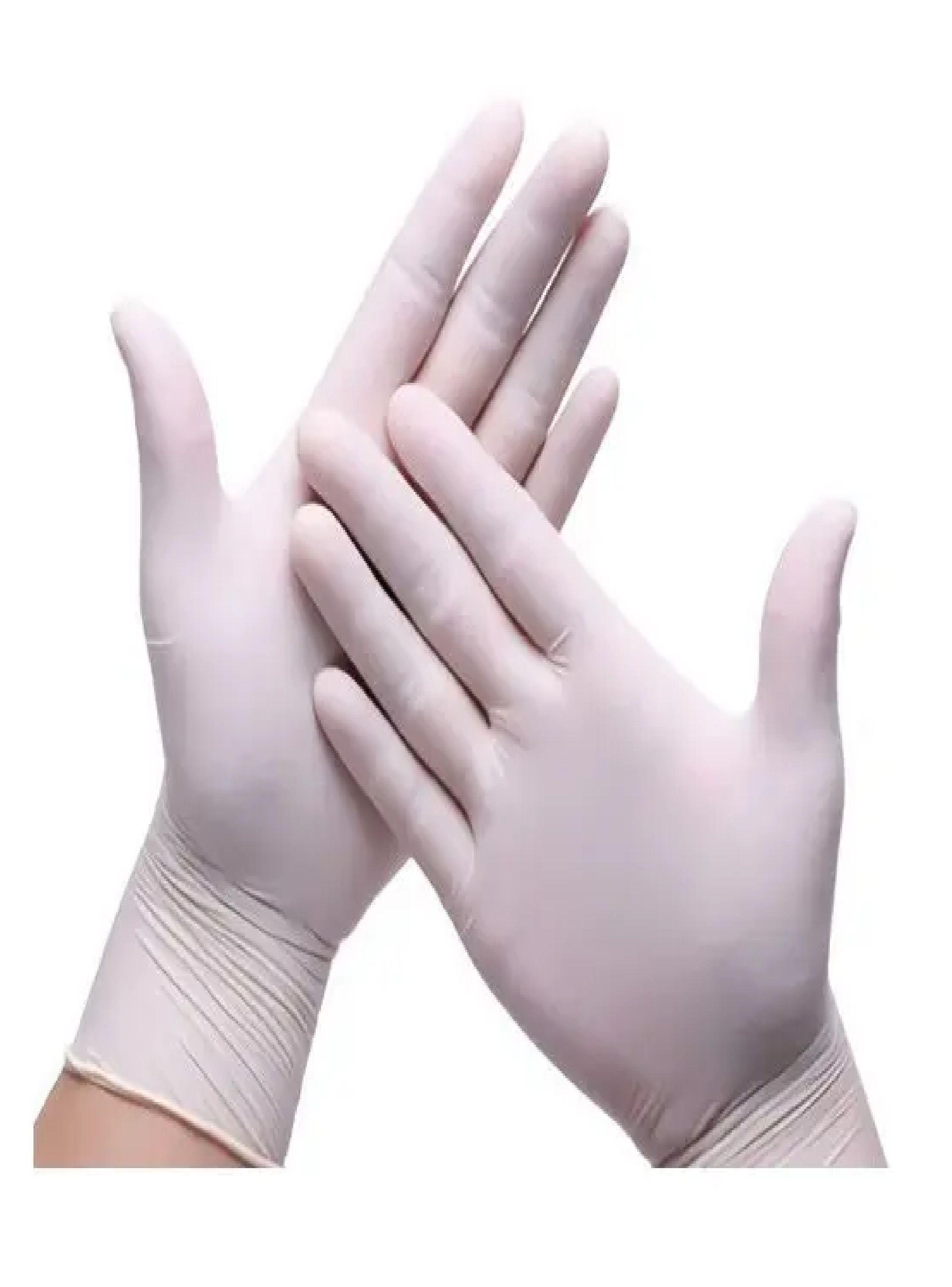 Guante Latex Blanco Tresor Talla L Caja De 100 Unidades-3
