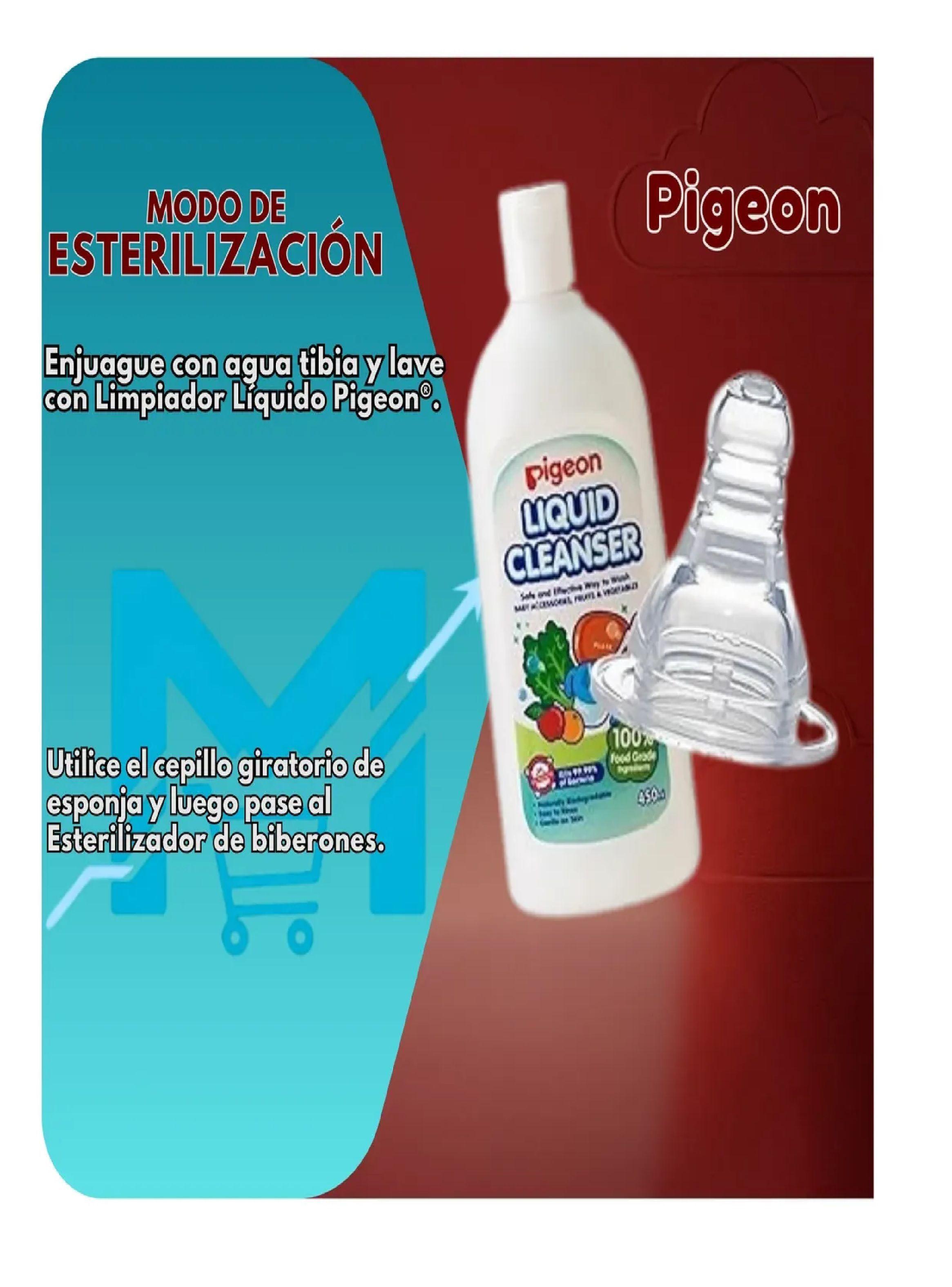 Tetina Pigeon Boca Estandar Talla Ll Silicona Anticolico-4