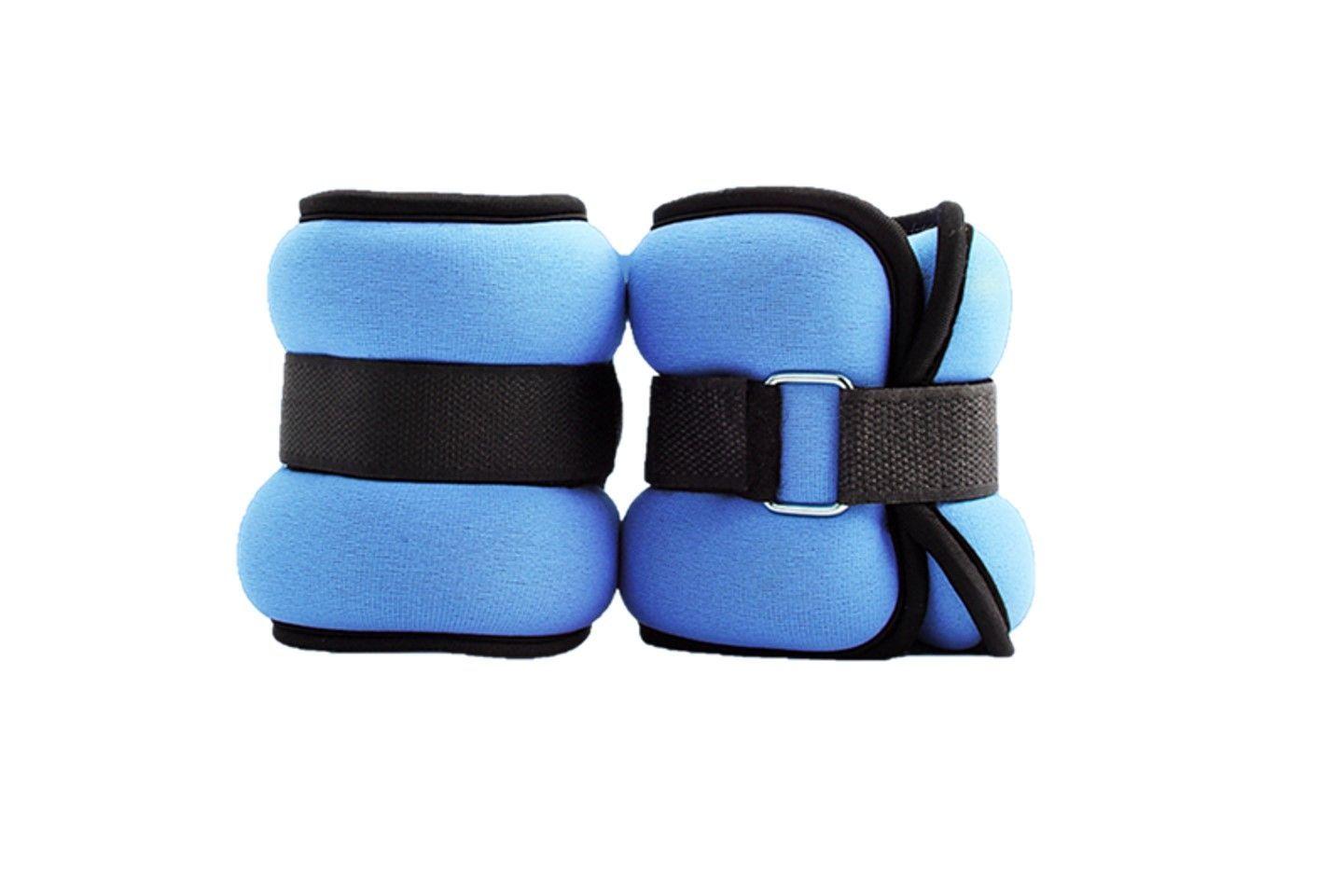 Tobilleras Pesas Acero 2 Kilos (par) Total 4 Kilos Fitness-0