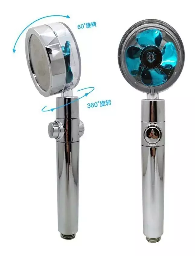 Cabezal Ducha Turbina Aumenta Presion Agua-1