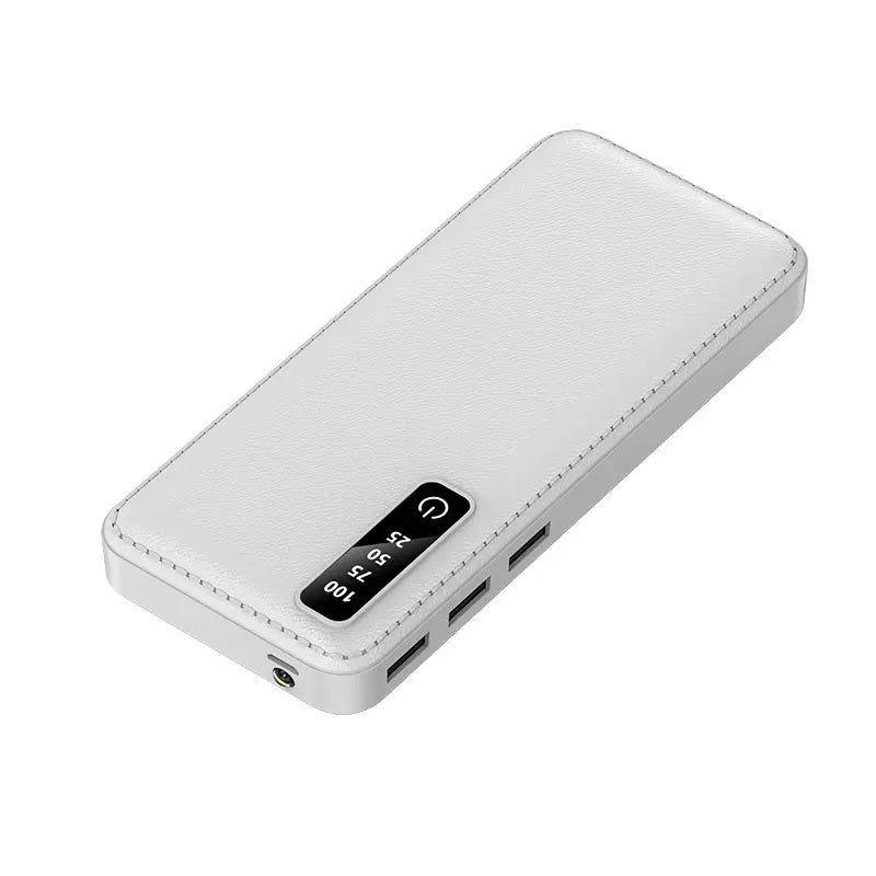 Cargador portátil 20000mAh 3 Puertos USB Pantalla LED Cables Incluido-5