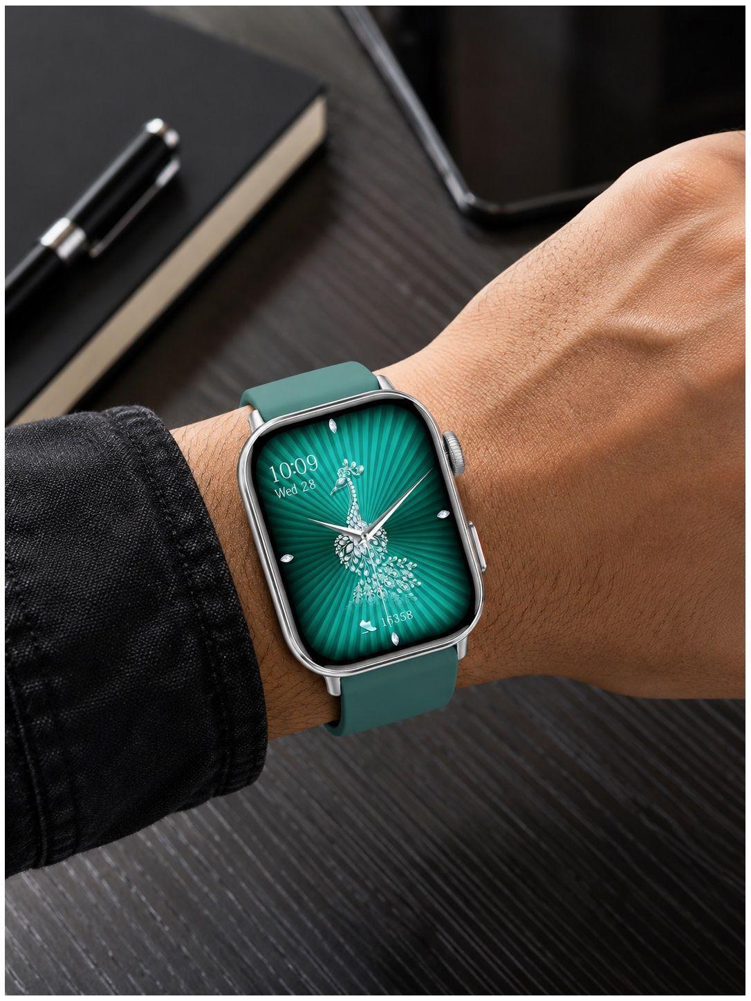 Smartwatch Deportivo y Elegante GW11 Mini 1.75" Llamadas Bluetooth 3 Correas-1