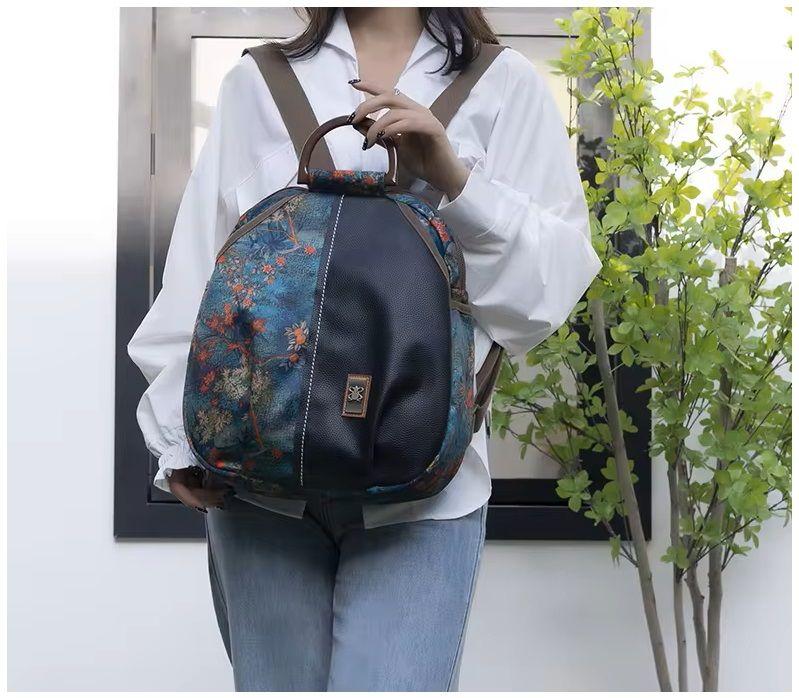 Mochila Estampada de Diseñador de Lujo Impermeabilidad para Mujer-2