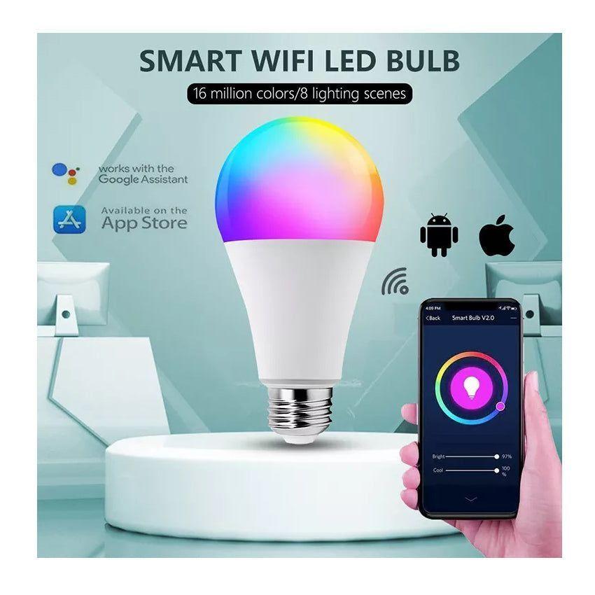 Ampolleta LED WIFI Inteligente RGB Control desde Smartphone-2
