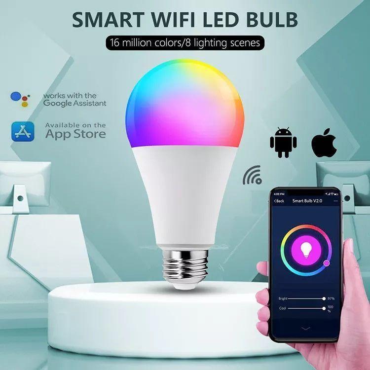 Ampolleta LED WIFI Inteligente RGB Control desde Smartphone-4