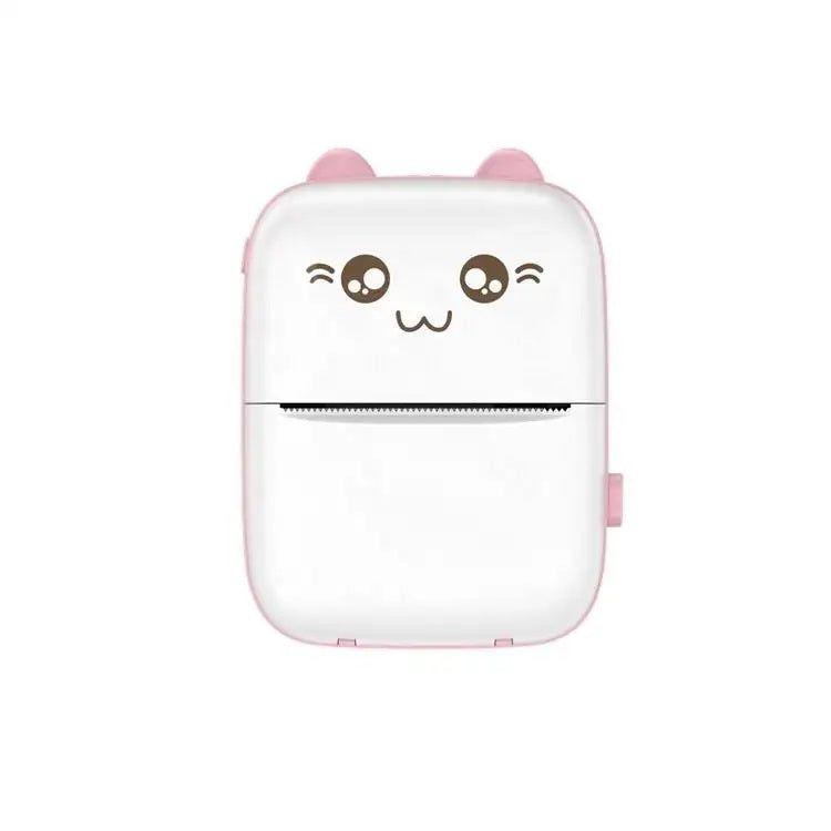 Monkeywatch Mini Impresora Térmica Portátil de etiquetas Inalámbrica con Adhesivo Rosado-2
