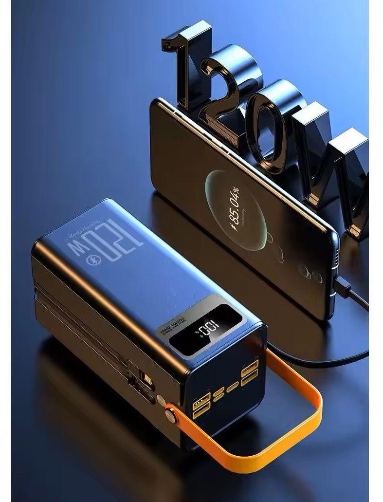 Power Bank Portátil Alta Capacidad 60000mAh Impermeable Carga Rápida-2