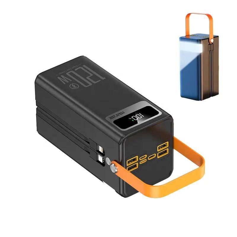 Power Bank Portátil Alta Capacidad 60000mAh Impermeable Carga Rápida-4