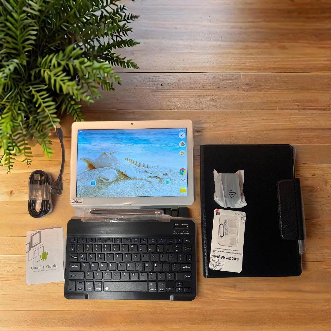 Tablet Octa Core 10.1 Pulgadas Batería 6000mAh 4G LTE WIFI BT Teclado Inalámbrico-5