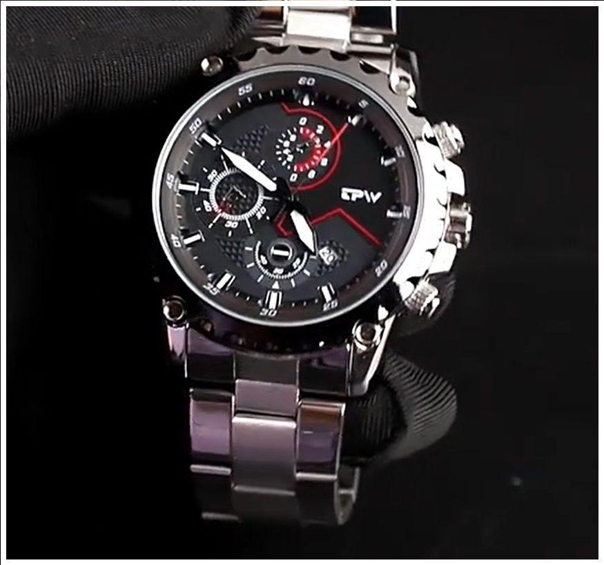 Reloj de lujo Personalizado para Hombres con Pulsera Metálica y Cuero-4