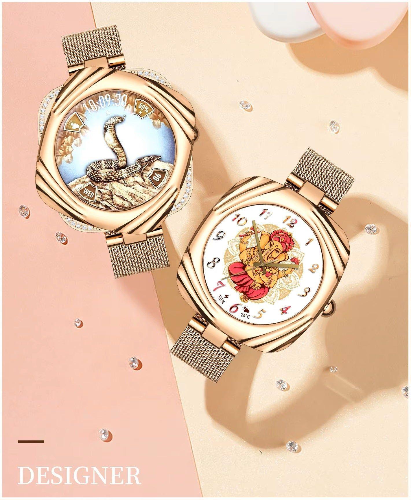 Smartwatch Reloj Inteligente Elegante Amoled 220mAh IP68 Salud Compatible IOS Android-1