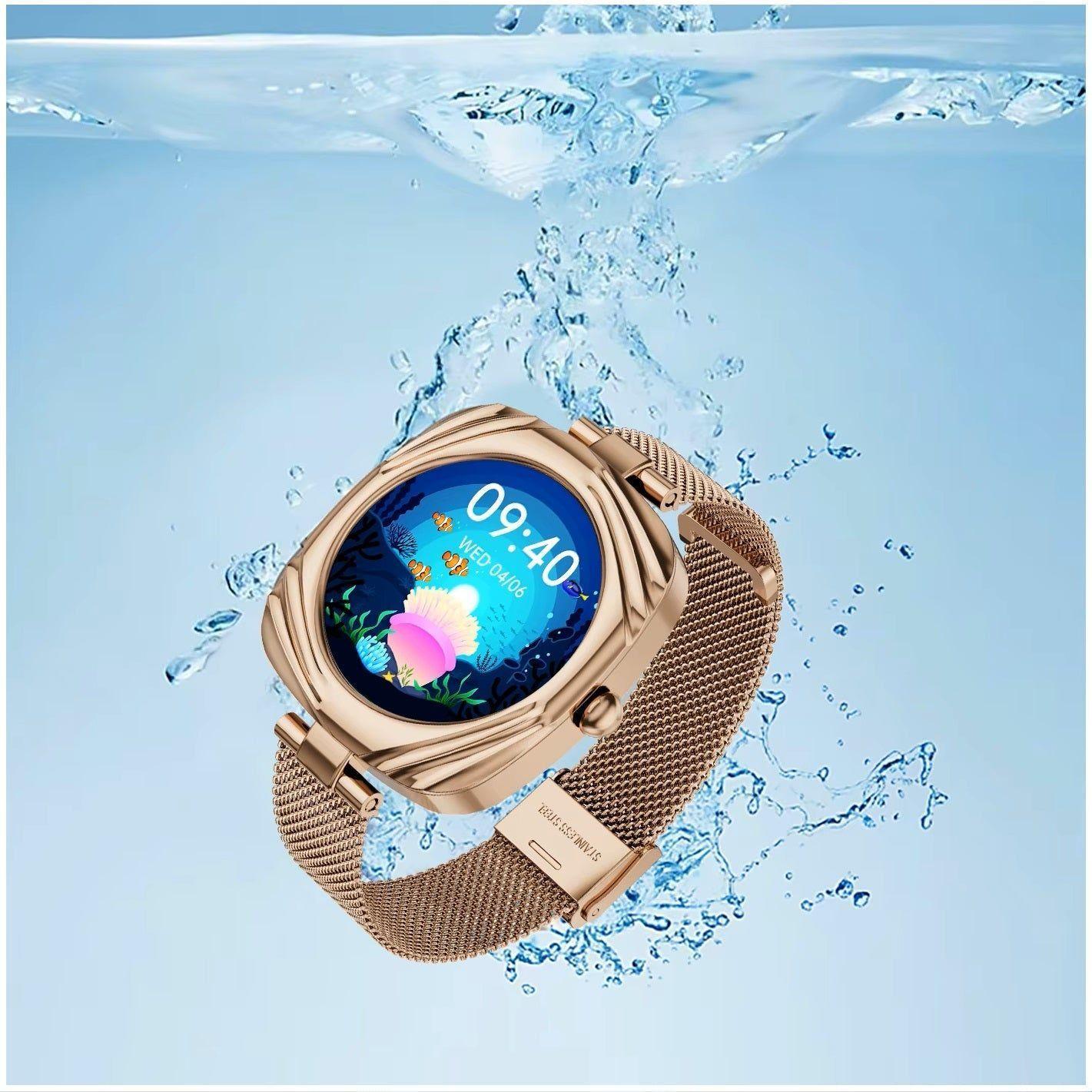 Smartwatch Reloj Inteligente Elegante Amoled 220mAh IP68 Salud Compatible IOS Android-5