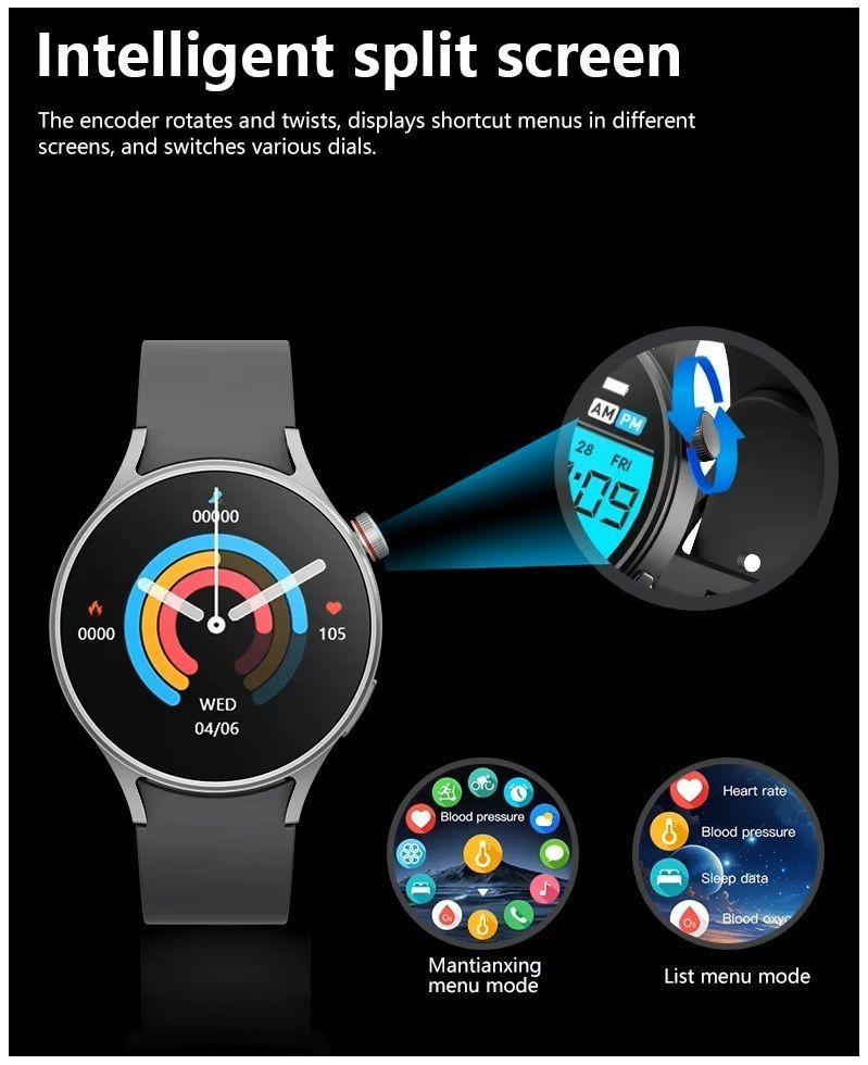 Smartwatch C13 2025 Llamadas Bluetooth, Monitor de Salud, Ritmo Cardíaco, Sueño-6