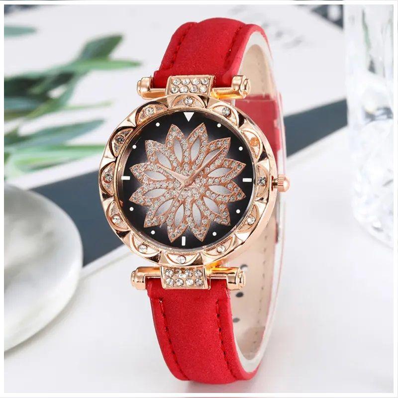 Set de lujo Exclusivo para Mujeres con Reloj Colgante Aros y Pulsera-4