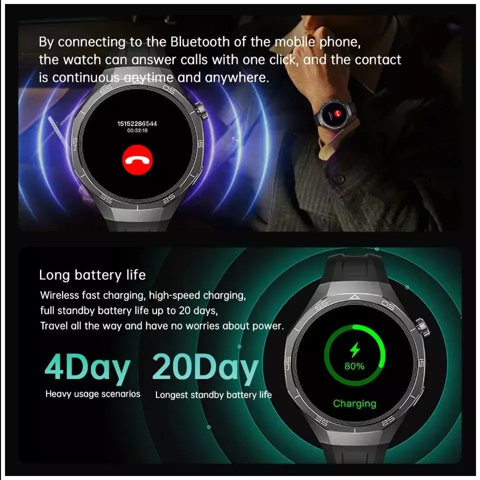 Monkeywatch Smartwatch SK40 Deportivo Compatible 3 Correas IP67 Full HD GPS 315mAh-2