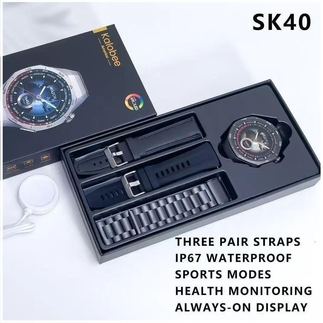 Monkeywatch Smartwatch SK40 Deportivo Compatible 3 Correas IP67 Full HD GPS 315mAh-3