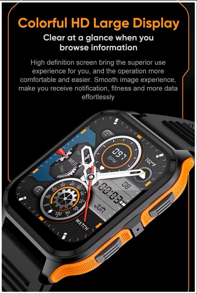 Smartwatch P73 Deportivo Outdoor Llamadas Bluetooth Monitor de Salud 247 Notificaciones IP68-4