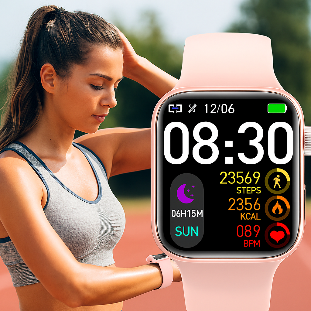 Reloj Inteligente Smartwatch Bluetooth  Salud Deporte IP67 Compatible IOS Android-3