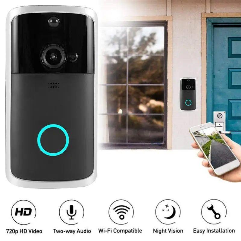 Cámara smart Portero Wifi DoorBell con Timbre para Smartphone-2