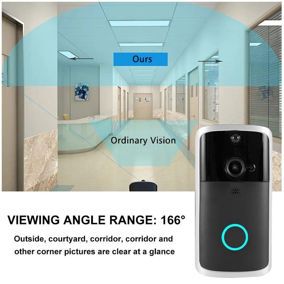 Cámara smart Portero Wifi DoorBell con Timbre para Smartphone-4
