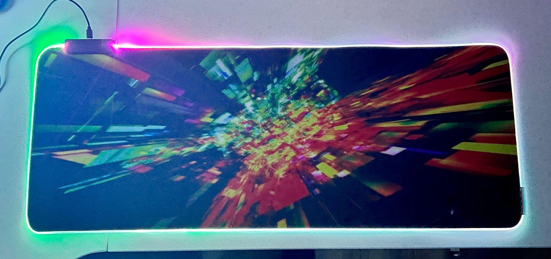 Mousepad Gamer Led RGB USB 80X30cm-3