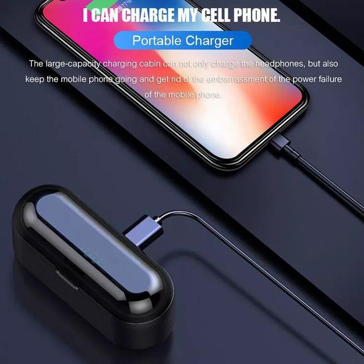 Monkeywatch Audífonos Bluetooth Bluetooth In-Ear F9 V 5.0-3