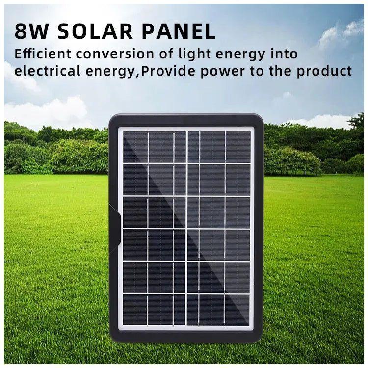 Panel Solar Portátil 20W 18V Adaptador de carga Múltiple Cable USB-5