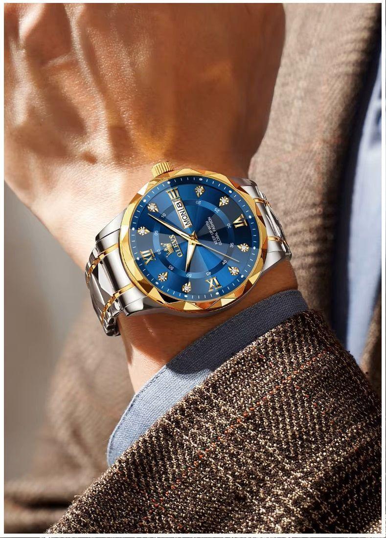 Reloj de cuarzo para Hombre Elegancia Resistencia-4