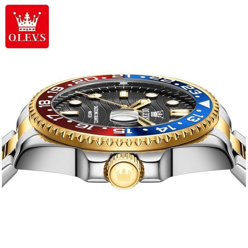 Reloj Hombre Deportivo y de Lujo Correa de Acero Inoxidable-6