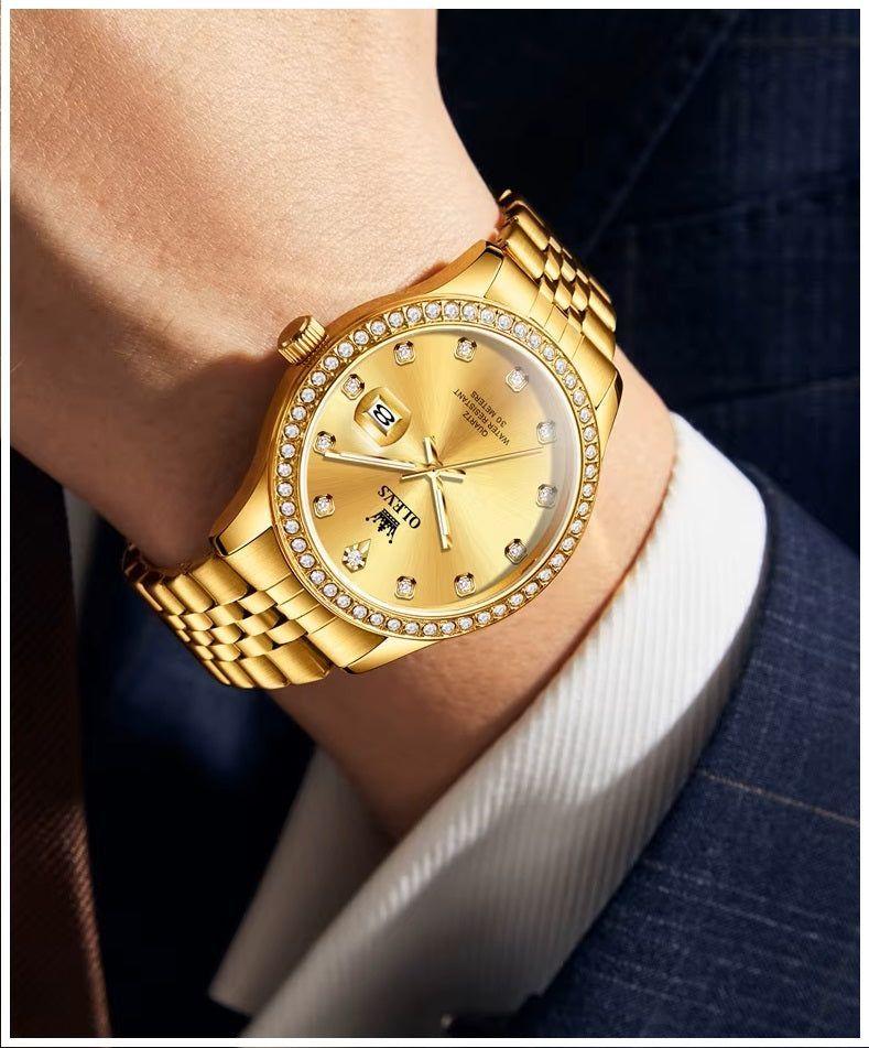 Reloj de Lujo para Hombre con Resistencia al Agua de 30 Metros-2