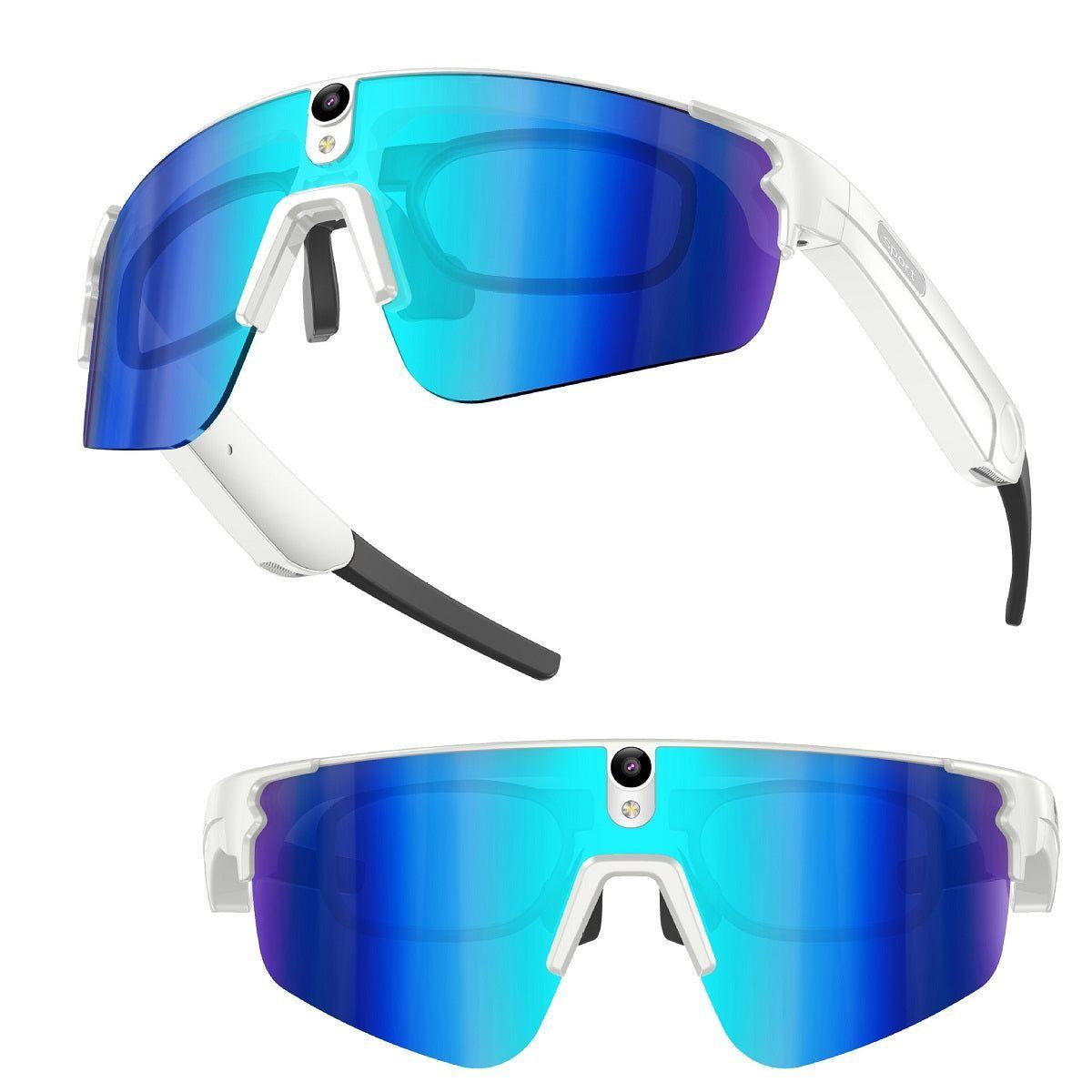 Gafas Inteligentes con IA 1080P Cámara 8MP, Traducción en Tiempo Real, Bluetooth-4