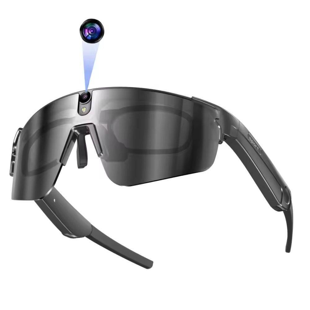 Gafas Inteligentes con IA 1080P Cámara 8MP, Traducción en Tiempo Real, Bluetooth-5