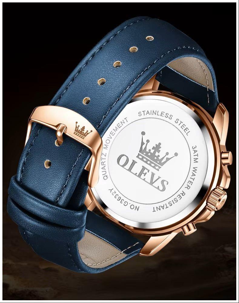 Reloj de Lujo para Hombre Fase Lunar Estilo Elegante y Deportivo-6